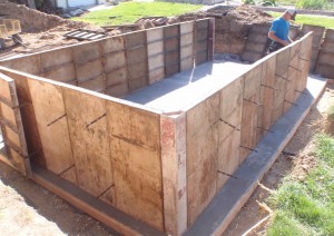 forms to make cement walls