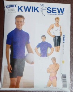 Kwik Sew 2881 for a swim shirt