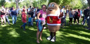 quite a few people wanted their picture with the potato  :-)