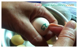 I have been doing this step for years and never cracked an egg. Just hold the egg firmly and guide the pin in.