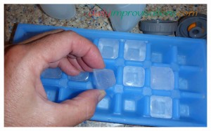 The perfect size of ice cubes for my water bottles.