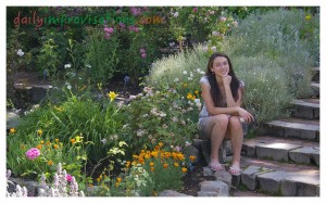 Another flower garden at the Idaho Botanical Gardens in June.