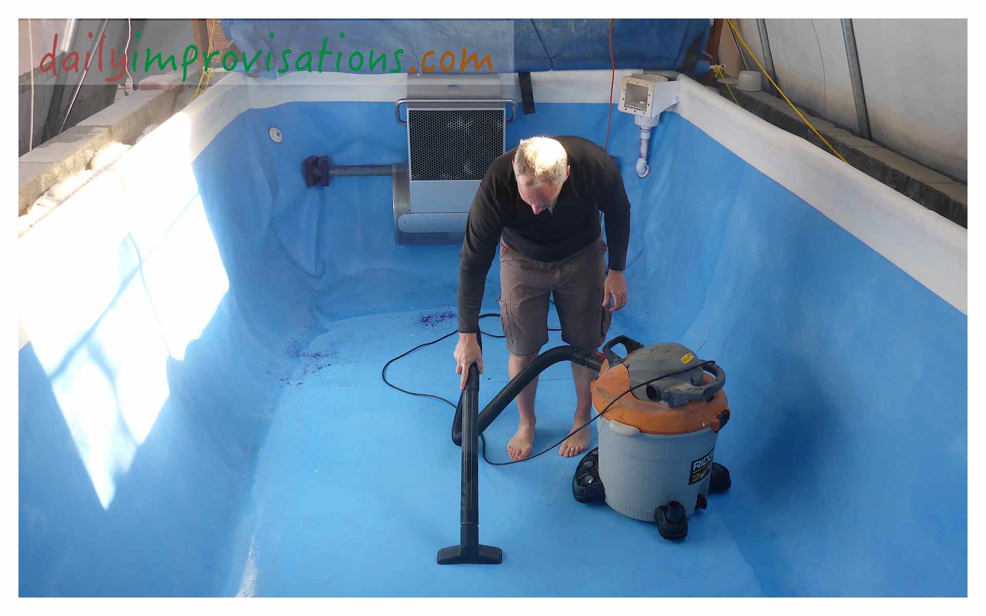 Using Shop Vac To Clean Pool