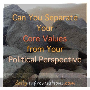 What core values do you base your political perspective on?