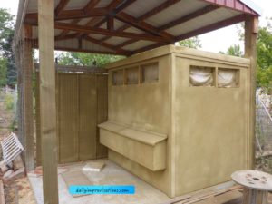 front chicken coop outside