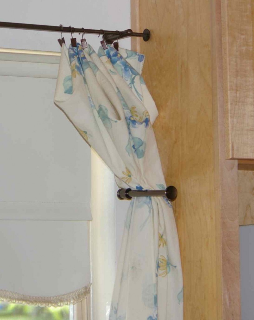 toilet paper holder curtain tie back