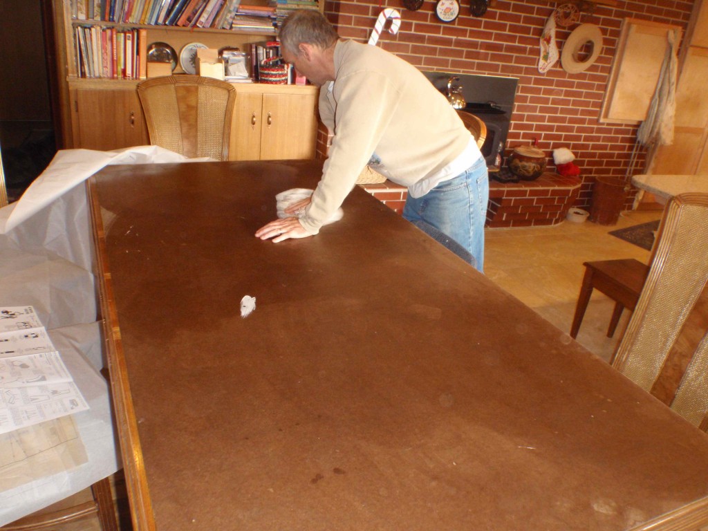 cutting board made from hardboard