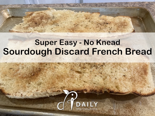 The BEST Sourdough Baguette Recipe - Easy no Knead Method